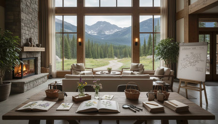 Luxury grand interior architecture featuring ornate ceilings, indoor swimming pools, and lush...