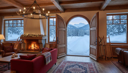 Luxury grand interior architecture featuring ornate ceilings, indoor swimming pools, and lush...