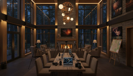 Luxury grand interior architecture featuring ornate ceilings, indoor swimming pools, and lush...