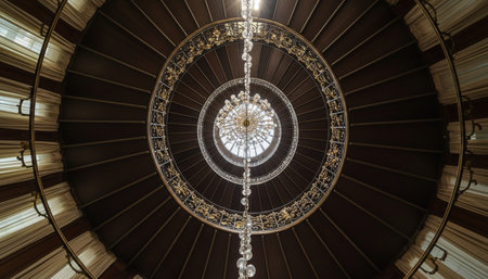 Luxury grand interior architecture featuring ornate ceilings, indoor swimming pools, and lush...