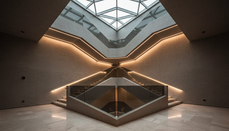 Luxury grand interior architecture featuring ornate ceilings, indoor swimming pools, and lush...