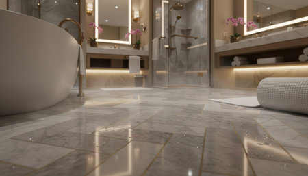 Luxury grand interior architecture featuring ornate ceilings, indoor swimming pools, and lush...