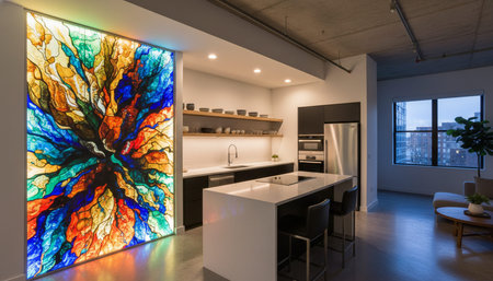 Luxury restaurant and bar interior design with grand dining halls, elegant furniture, and...