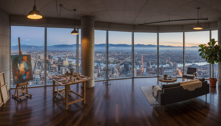 Luxury restaurant and bar interior design with grand dining halls, elegant furniture, and...
