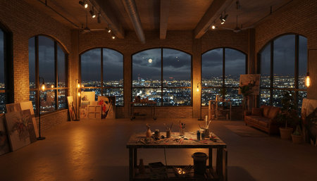 Luxury restaurant and bar interior design with grand dining halls, elegant furniture, and...