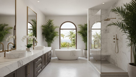 Luxury opulent indoor architecture featuring grand botanical atriums and elegant leisure spaces.
