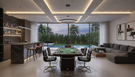 Luxury opulent indoor architecture featuring grand botanical atriums and elegant leisure spaces.