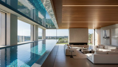 Luxury opulent indoor architecture featuring grand botanical atriums and elegant leisure spaces.