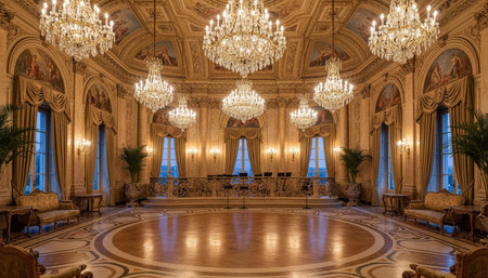 Luxury opulent indoor architecture featuring grand botanical atriums and elegant leisure spaces.