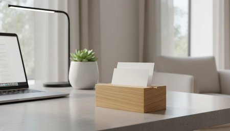 Modern professional home office workspace and contemporary desk setup interior.