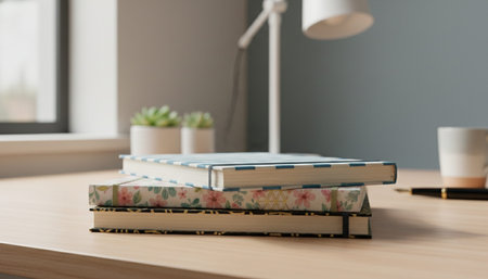 Modern professional home office workspace and contemporary desk setup interior.