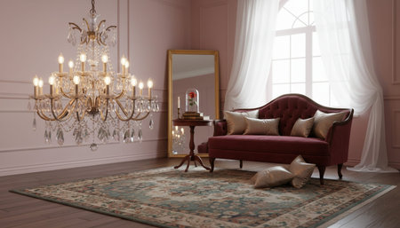 Luxury restaurant and bar interior design with grand dining halls, elegant furniture, and...
