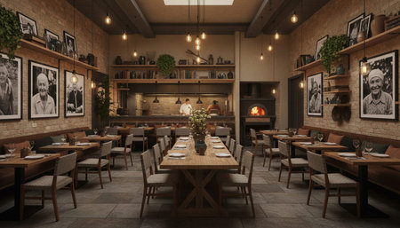 Opulent grand interior architecture for luxury hospitality and fine dining spaces.