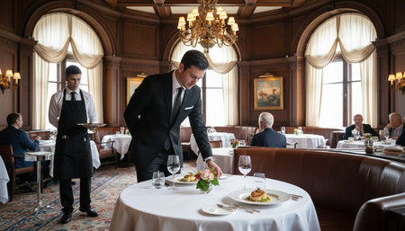Opulent grand interior architecture for luxury hospitality and fine dining spaces.