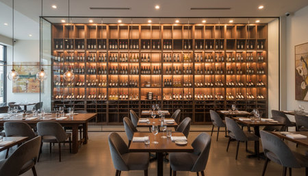Opulent grand interior architecture for luxury hospitality and fine dining spaces.