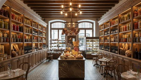 Opulent grand interior architecture for luxury hospitality and fine dining spaces.