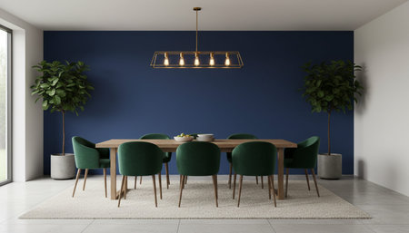 Luxury contemporary residential interior design with elegant furniture and stylish decor.
