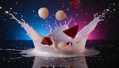 Creative Food and Ingredient Background Collection