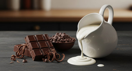 Creative Food and Abstract Still Life Background