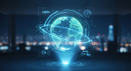 Background image of technology