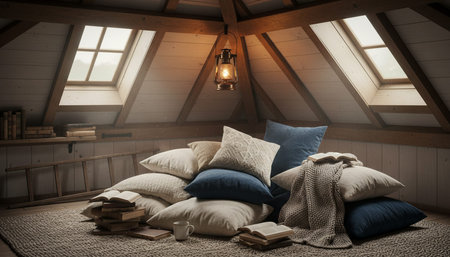 Modern Interior Room Scene Background