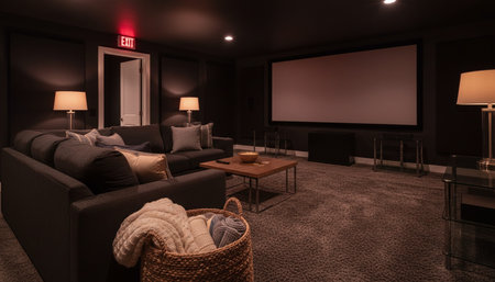 Modern Interior Room Scene Background