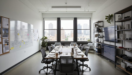 Home Work Space Interior Background