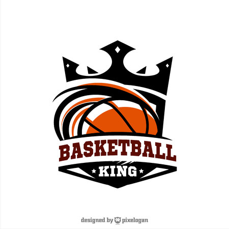 Basketball king vector icon.のイラスト素材