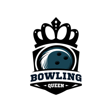 Queen Bowling Logo vol 2.0のイラスト素材