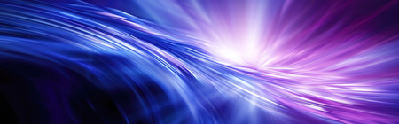 Abstract blue background. Light lines. Motion blur. 3d renderingの素材