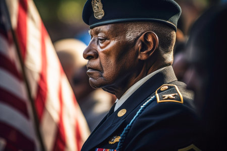 Unidentified Malaysian soldier during celebration of independence day.の素材