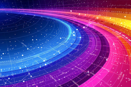 abstract background with technology elements. Vector illustration. Eps 10.の素材