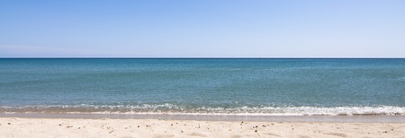 panoramic beachの写真素材