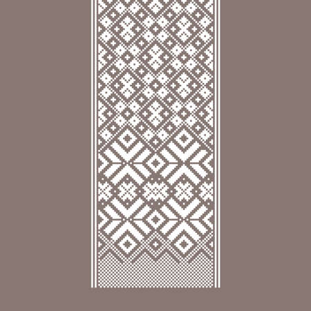 Traditional Baltic ornament belt. Folk traditionsのイラスト素材