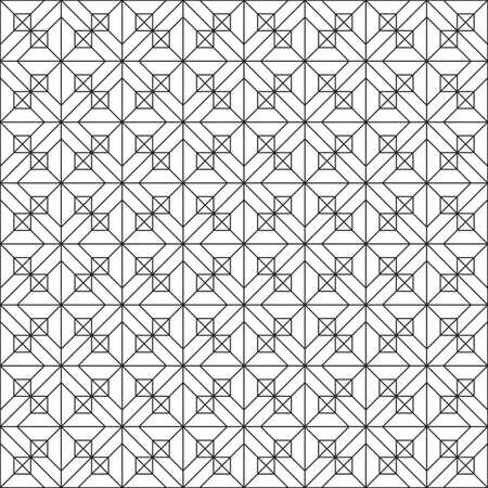 Classic parquet pattern and textile ornamentのイラスト素材