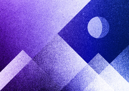 abstract blue background with some diagonal stripes in it and some squares in itの写真素材
