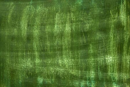 green hand painted watercolor abstract witch scratch texture, self madeの写真素材