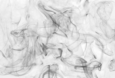 smoke background and texture from burning incense sticksの写真素材