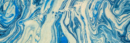 background of blue marbled Nepalese lokta paper Inspired from the grain of texture in granite stone,...