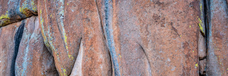 background and texture of granite rock formation in Vedauwoo Recreation Area, Wyoming,  panoramic...