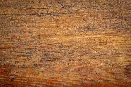 background texture of  grained, scratched, grunge wood board