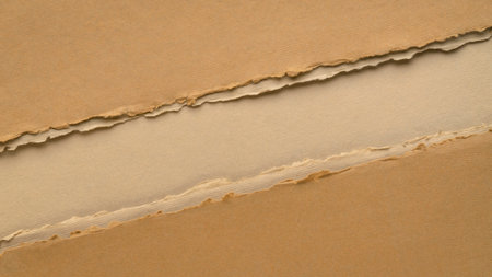 paper abstract in earth tones with a copy space, blank web bannerの写真素材
