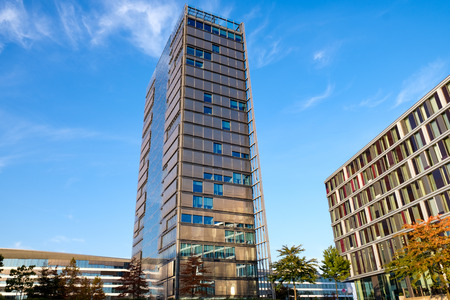 skyscraper in Bremen in good weather
