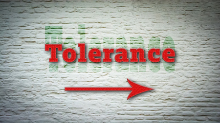 Street Sign to Toleranceの写真素材