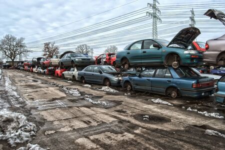 Old Metal on Scrapyardの写真素材