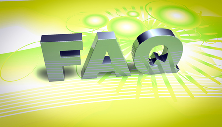 3D Model to FAQの写真素材