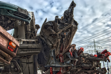 Old Metal on Scrapyardの写真素材