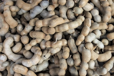 Tamarind at a market in Cambodiaの写真素材