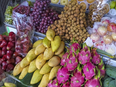 Fruit in Thailand - Exotic Fruits in Asiaの写真素材