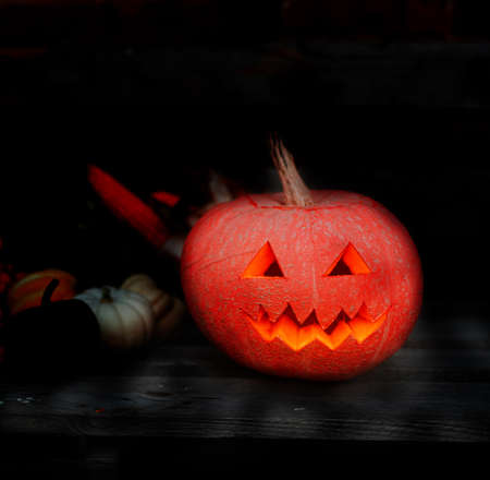 halloween pumpkin, jack o lanternの写真素材